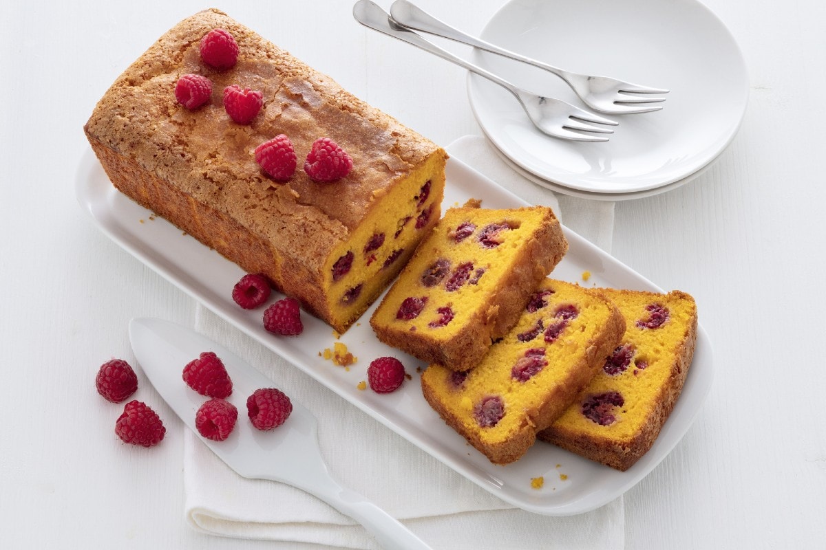 Cake de carottes et framboises moelleux et léger
