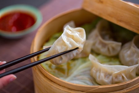 Raviolis chinois à la vapeur
