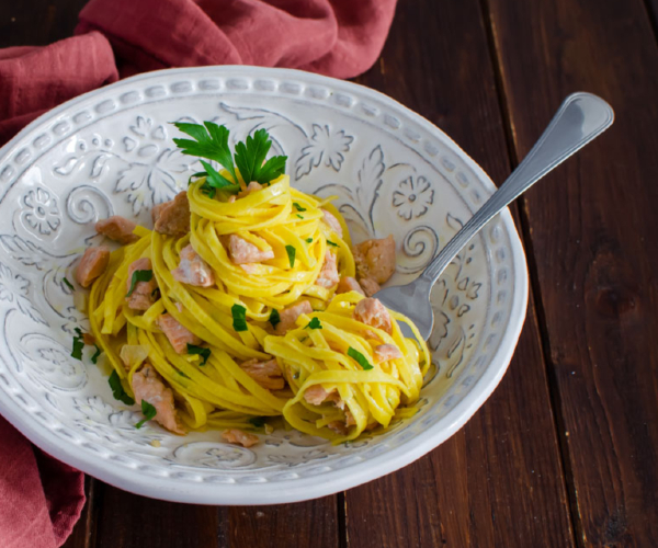 Tagliolini au saumon