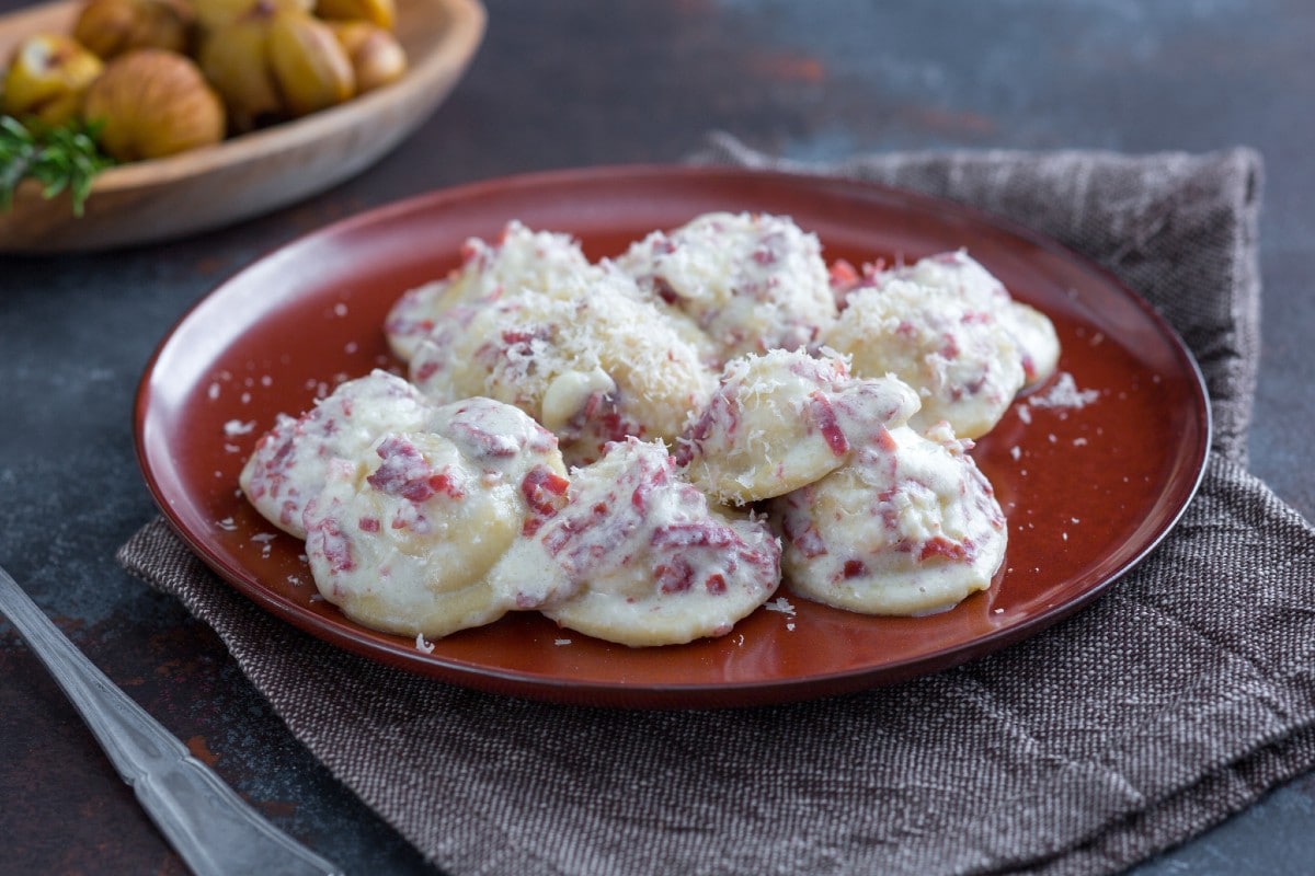 Raviolis de châtaignes