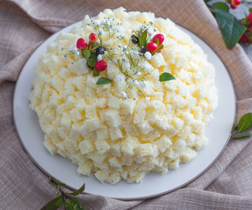 Gâteau mimosa sans gluten