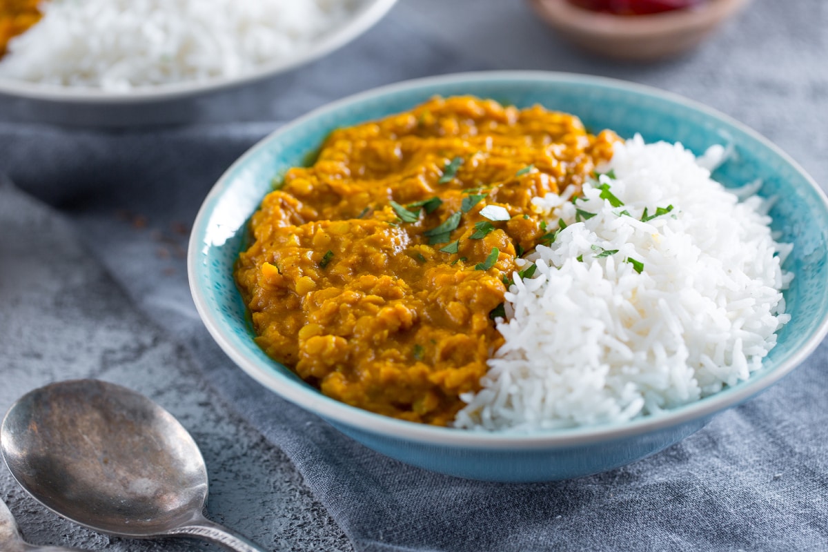 Dahl de lentilles corail