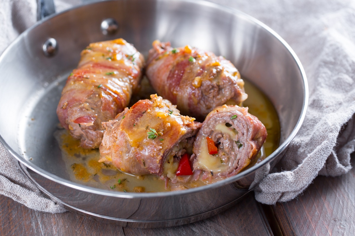 Roulades de viande et bacon
