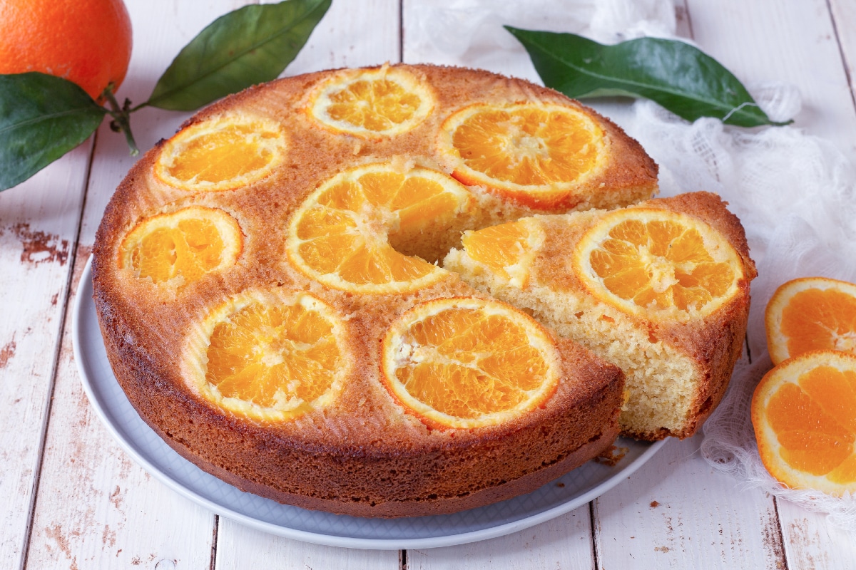 Gâteau renversé à l'orange