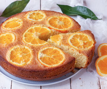 Gâteau renversé à l'orange