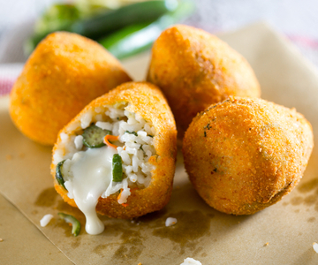 Arancini aux courgettes