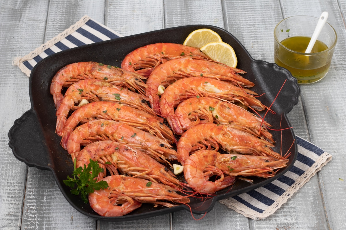 Crevettes grillées