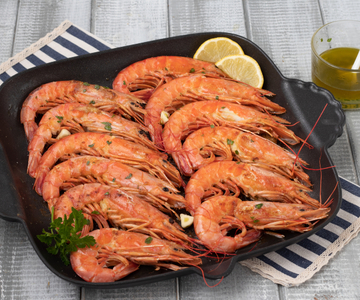 Crevettes grillées