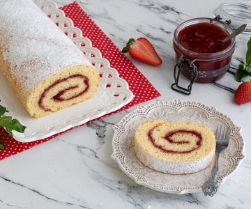 Gâteau roulé à la confiture