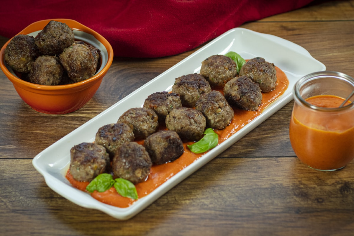 Boulettes à la sauce aux poivrons