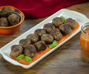 Boulettes à la sauce aux poivrons