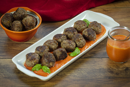 Boulettes à la sauce aux poivrons