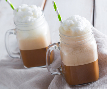 Iced ginseng au caramel