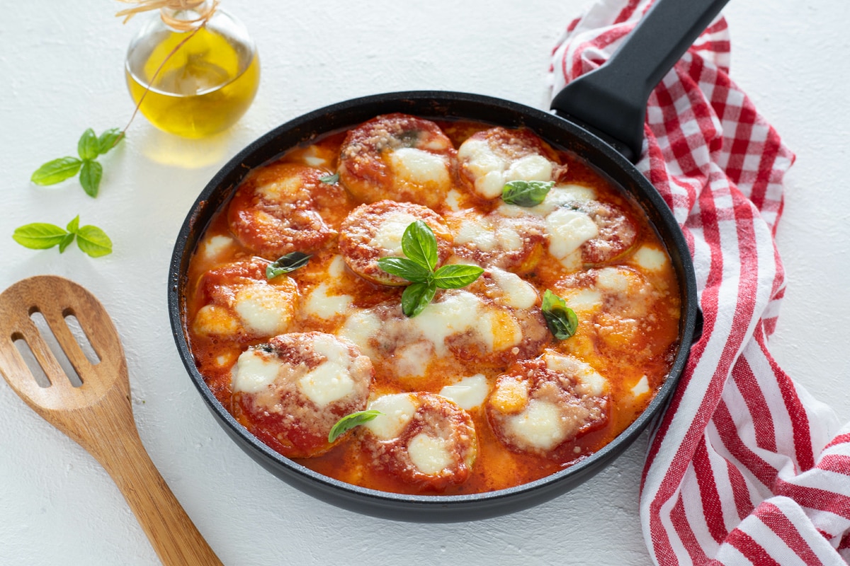 Courgettes à la pizzaiola