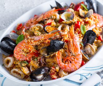 Couscous aux fruits de mer