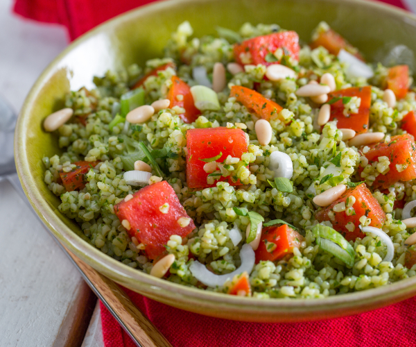 Taboulé d'été à la pastèque