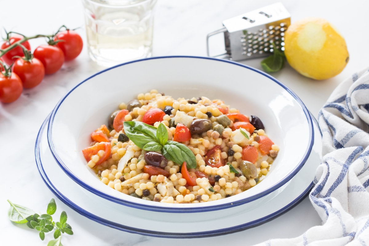 Fregola avec morue