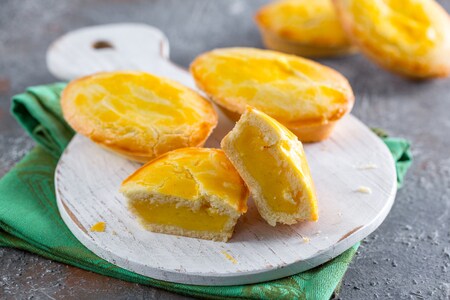 Pastéis avec crème de riz