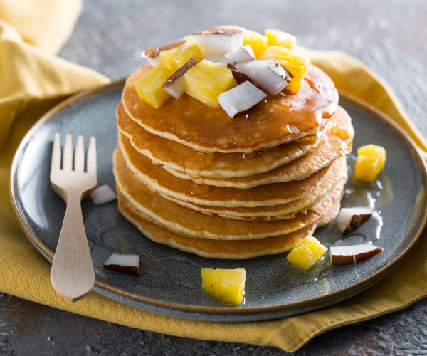 Pancake à la noix de coco