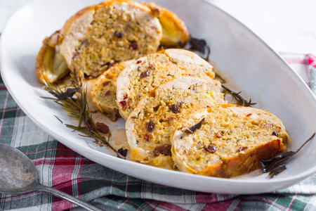 Petit coq farci des fêtes