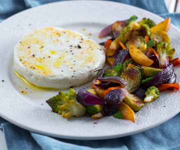 Primosale grillé avec légumes de saison