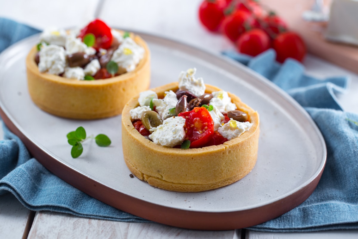 Tartelettes salées à la robiola