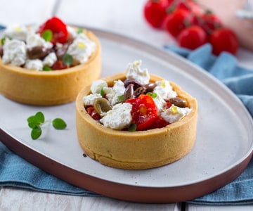 Tartelettes salées à la robiola