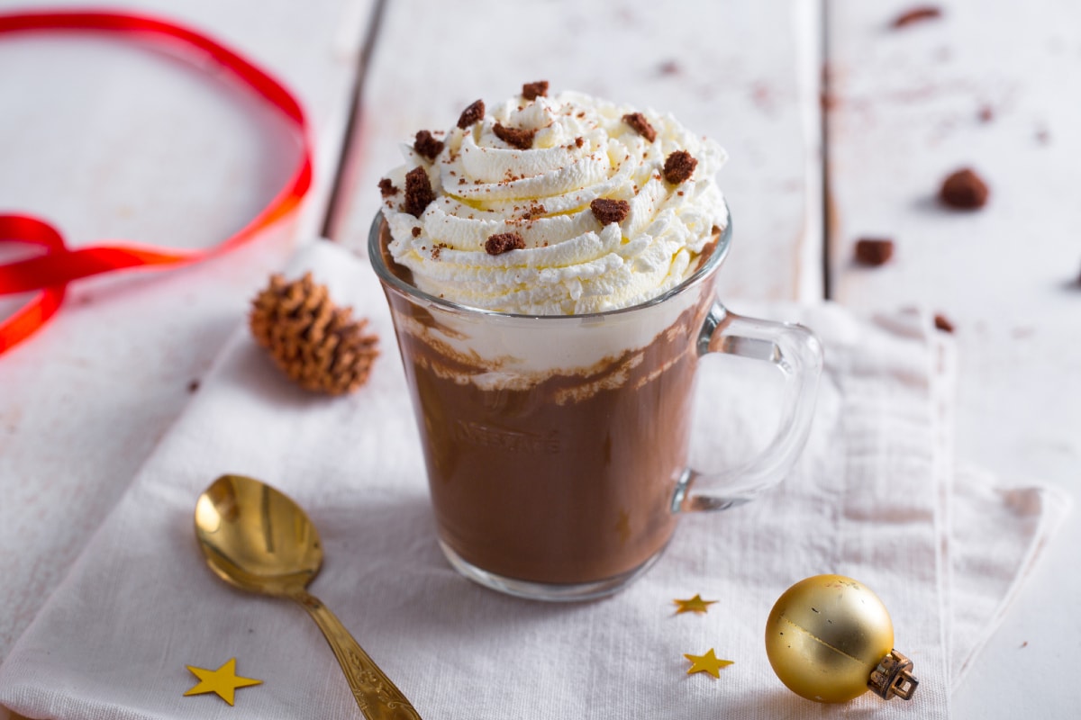 Tartine chaude au café