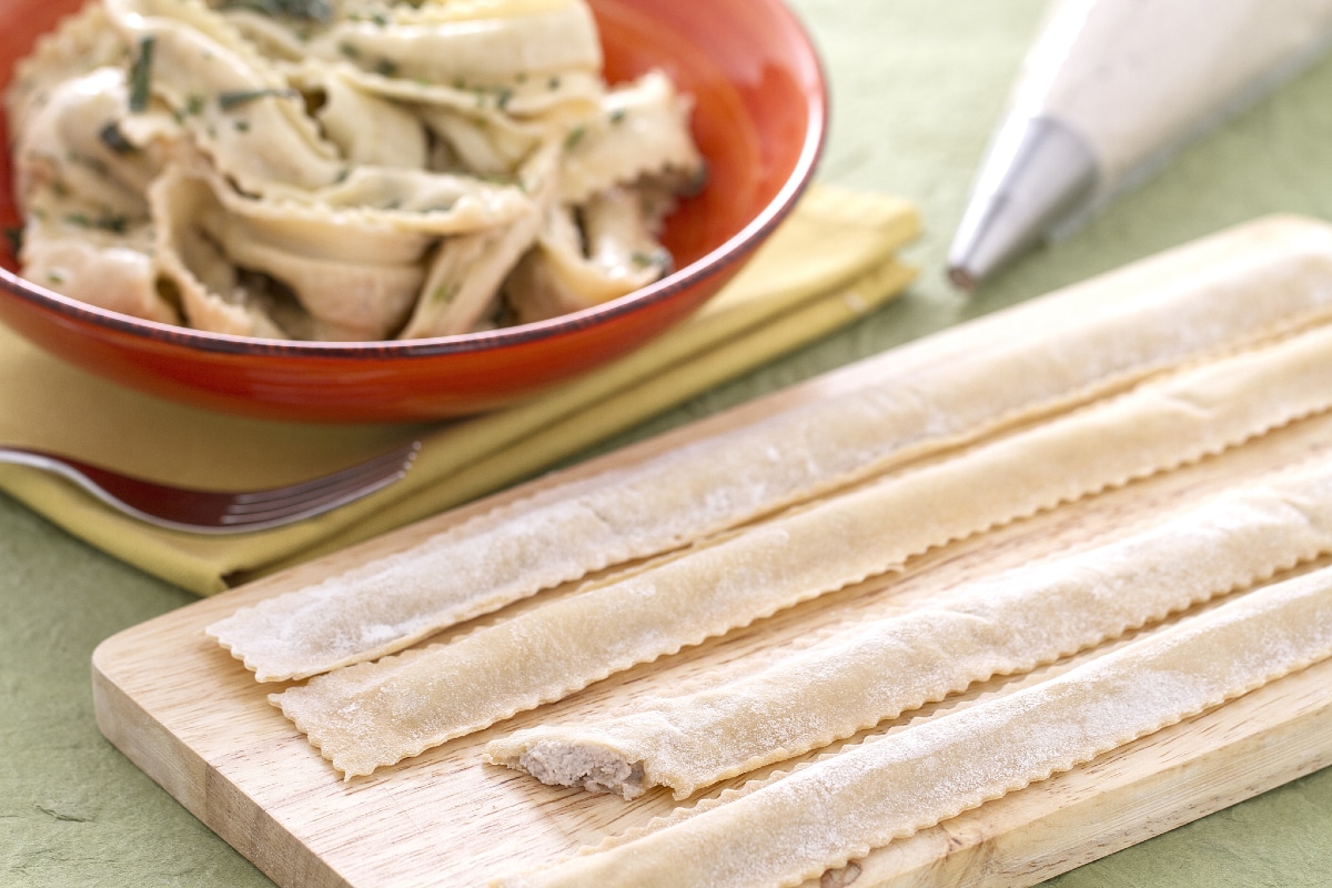 Tagliatelle farcies à la viande et à la ricotta
