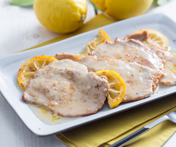 Escalopes au citron