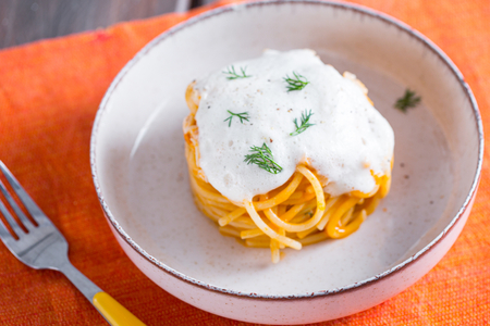 Spaghettone au ragoût de rougets