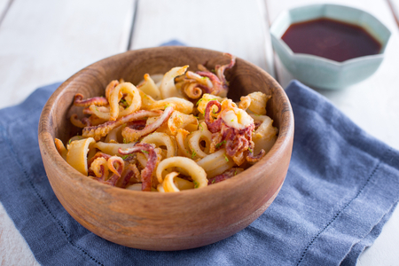 Beignets de calamars au citron vert