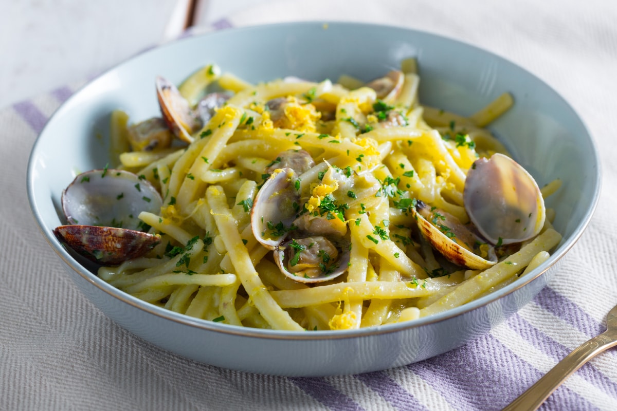 Scialatielli asperges et palourdes