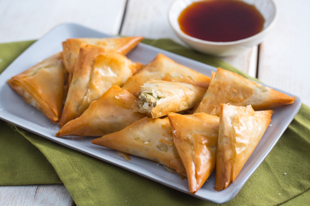 Triangles aux artichauts et quartirolo