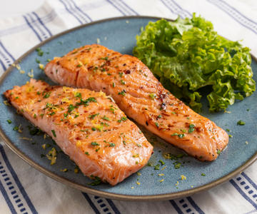 Filet de saumon à la poêle