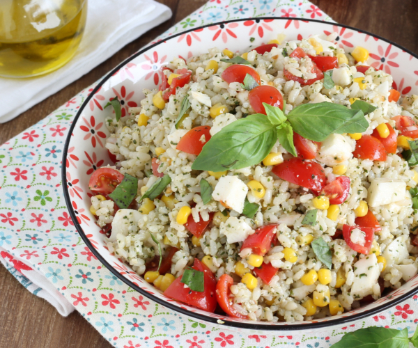 Salade de riz végétarienne