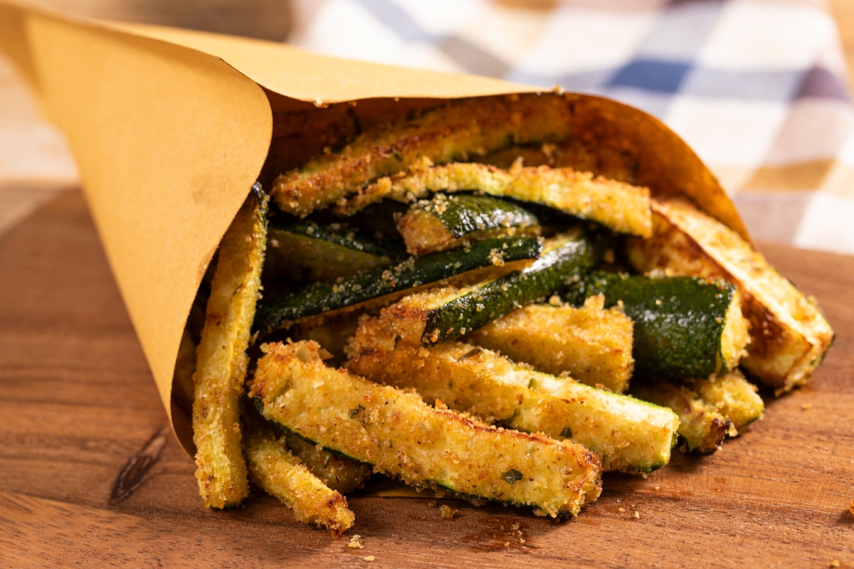 Courgettes à la friteuse à air