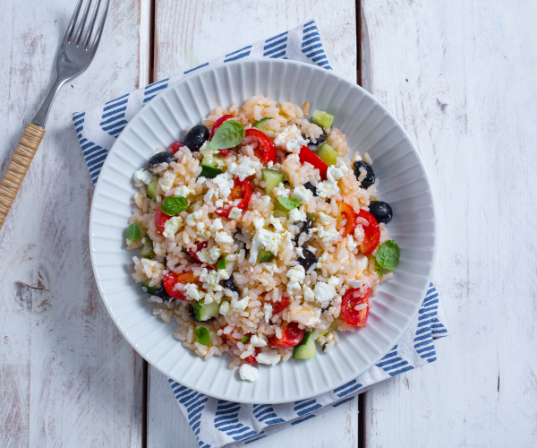 Salade de riz à la grecque