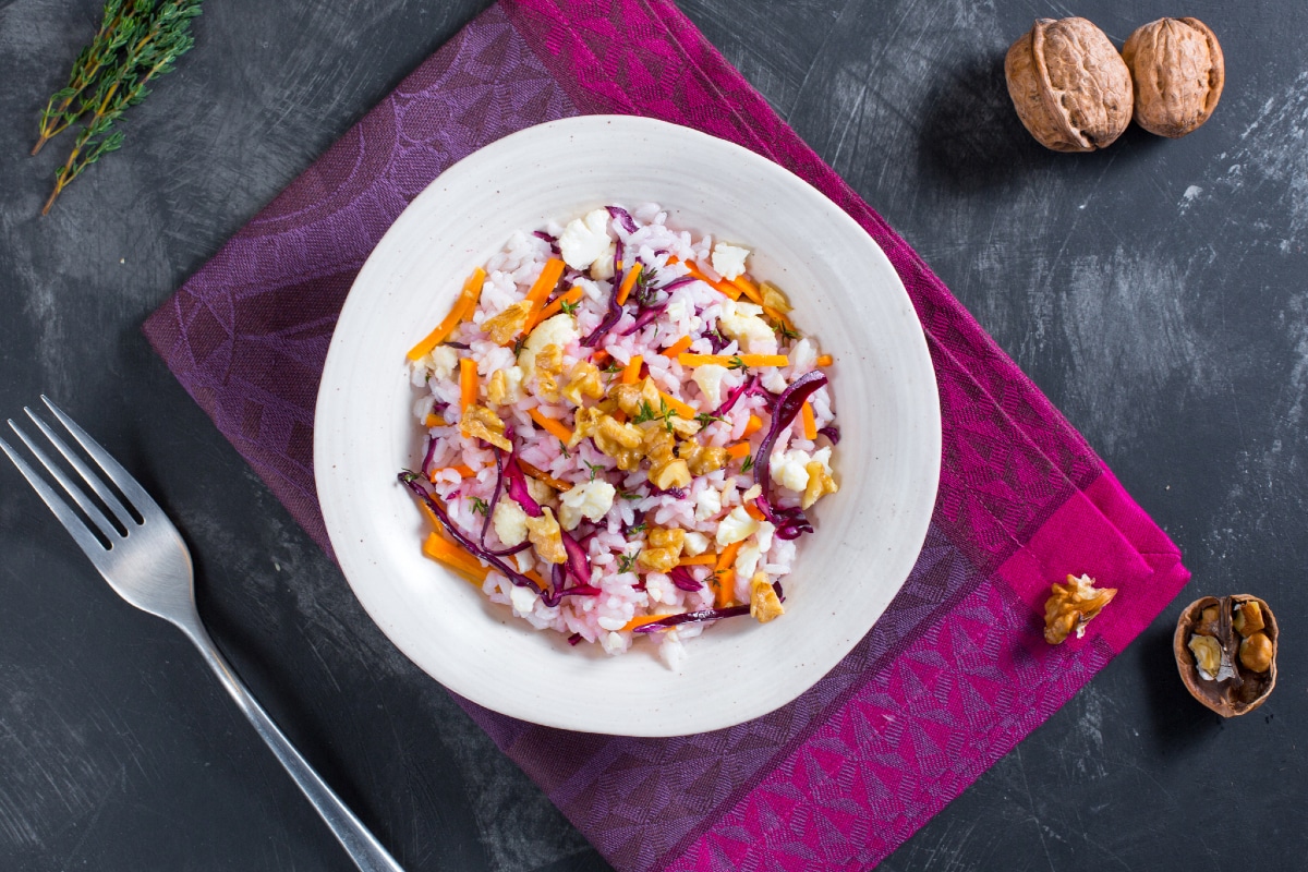 Salade de riz d'hiver