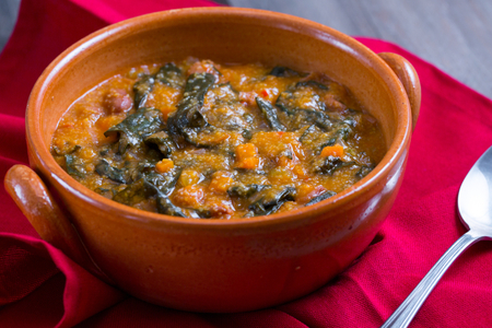 Farinata de chou noir et haricots borlotti