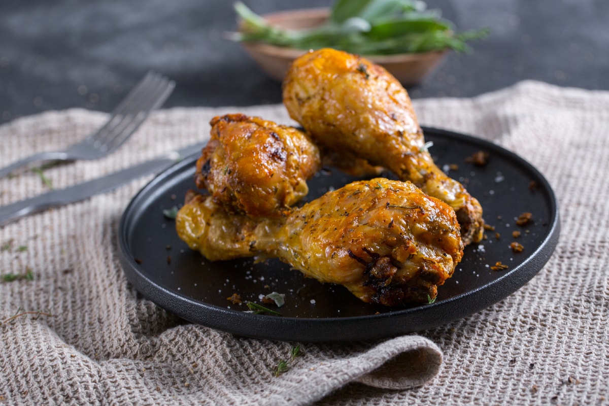 Cuisses de poulet à la friteuse à air