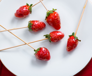 Fraises caramélisées