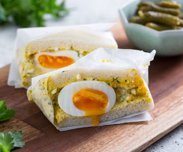 Sandwich aux œufs