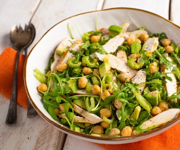 Salade de poulet et avocat