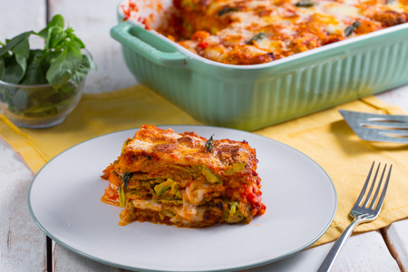 Parmigiana de fleurs de courgette