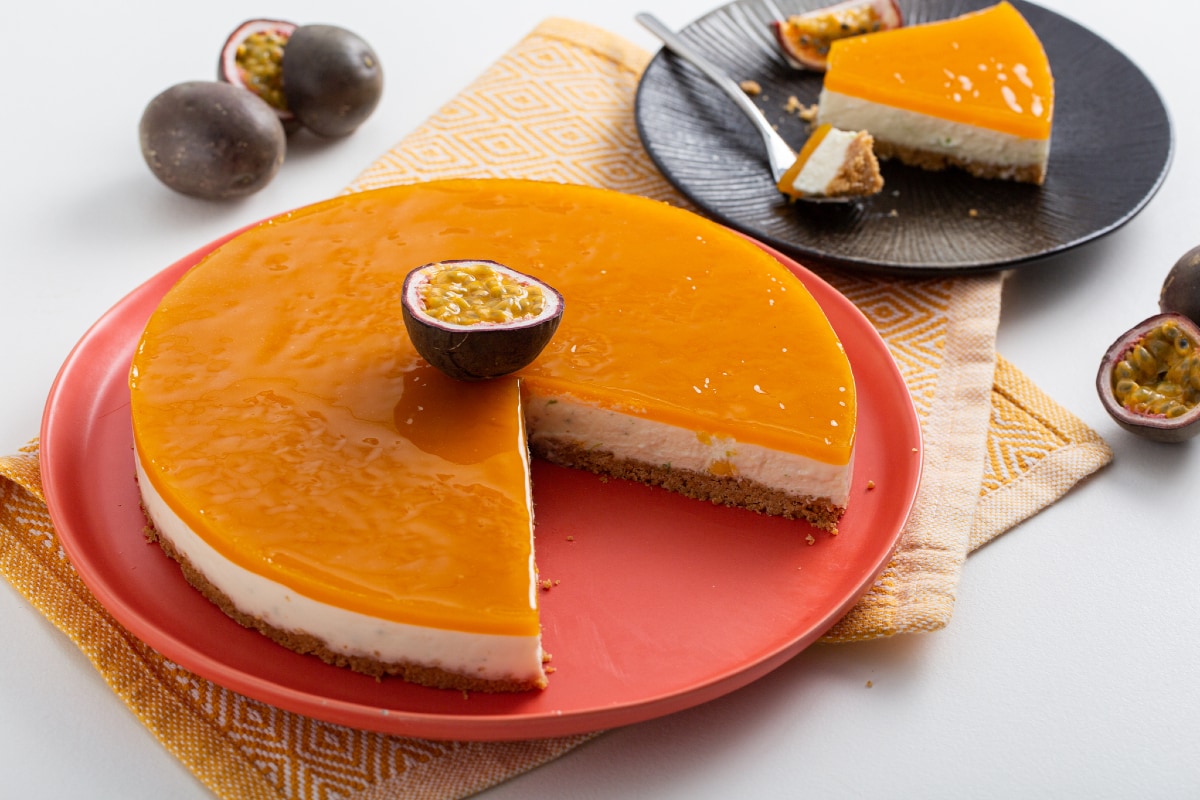 Cheesecake au fruit de la passion