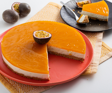 Cheesecake au fruit de la passion