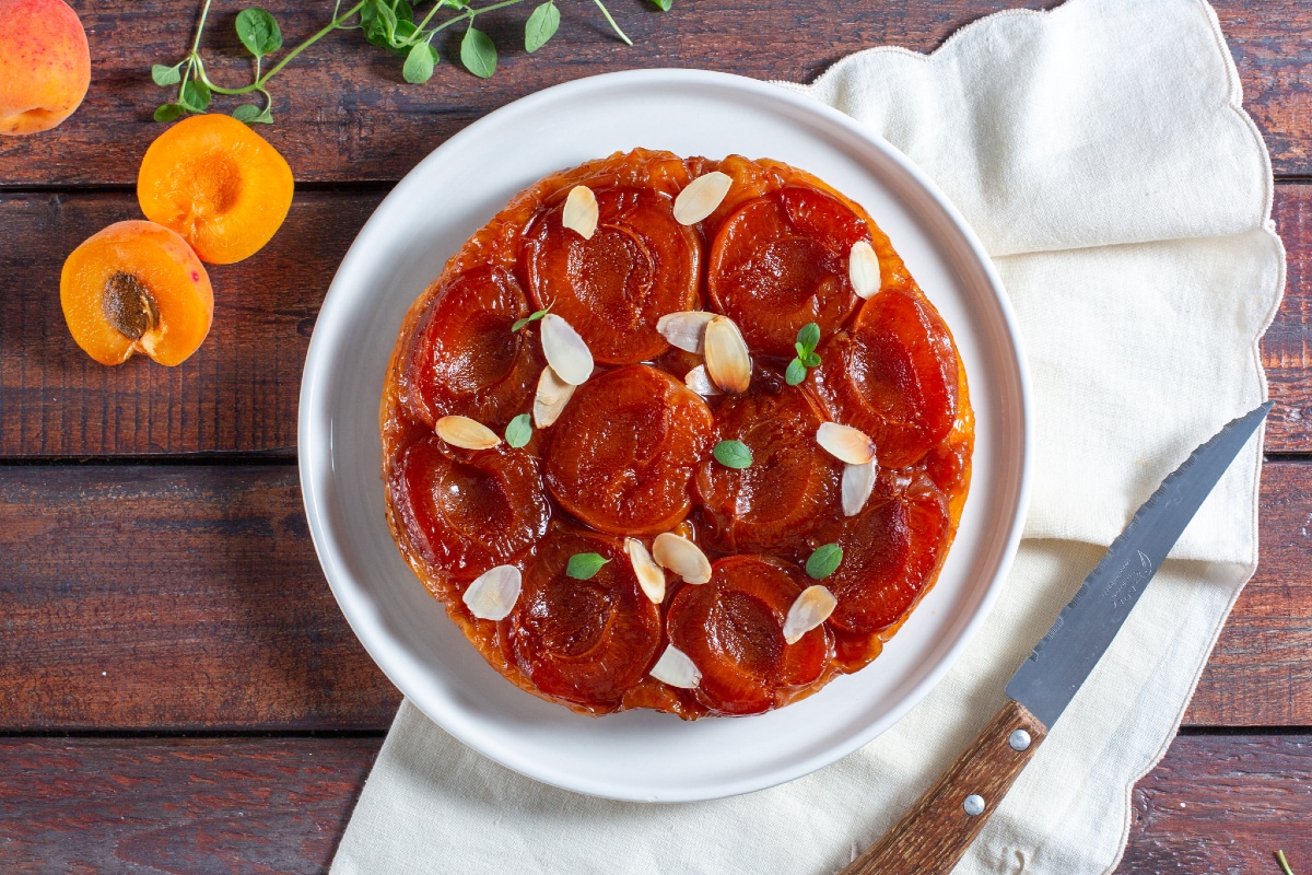 Tarte tatin rapide aux abricots