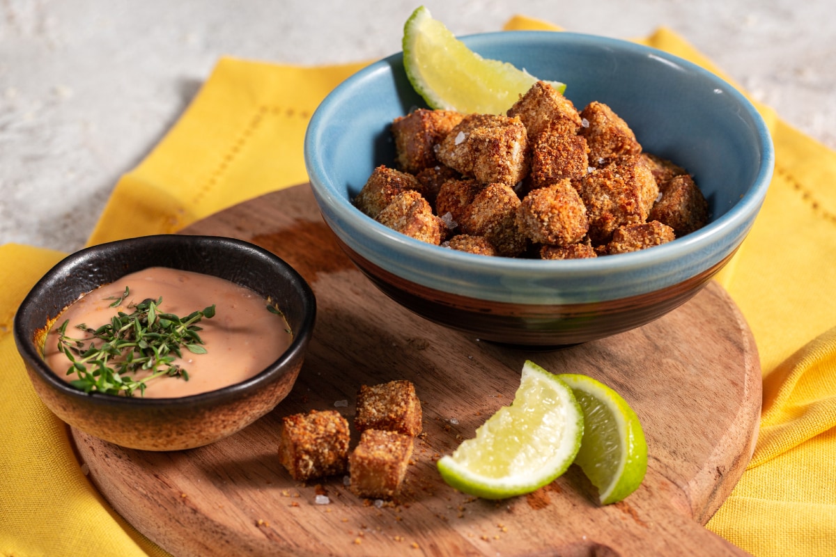 Tofu à la friteuse à air