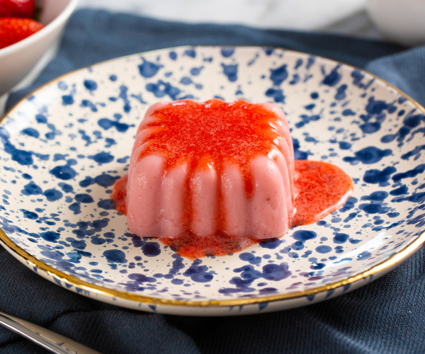 Flan aux fraises